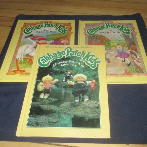 Vintage Lot of 3 Cabbage Patch Kids Adventures Hardcover Books (1984) - Picture 1 of 4